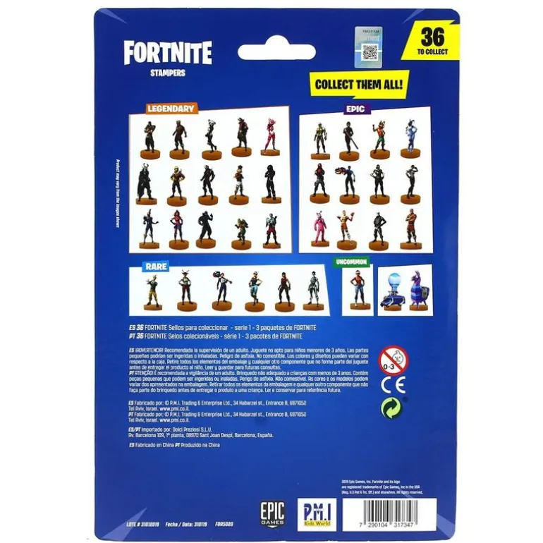 Fortnite Blíster 3 Estampadores Bunny Brawler