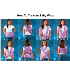 Fular portabebé Boba wrap Purple