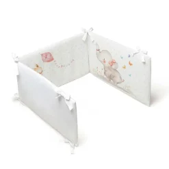 Funda nordica + protector Elefante Rosa