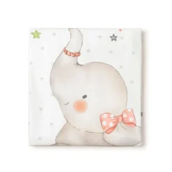 Funda nordica + protector Elefante Rosa