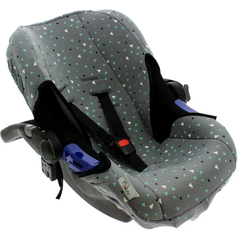 Funda Portabebé de punto algodón Gris/Azul