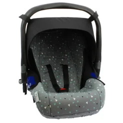 Funda Portabebé de punto algodón Gris/Azul