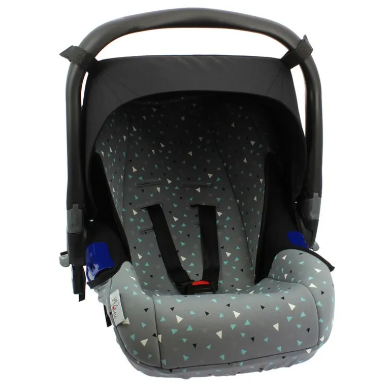 Funda Portabebé de punto algodón Gris/Azul