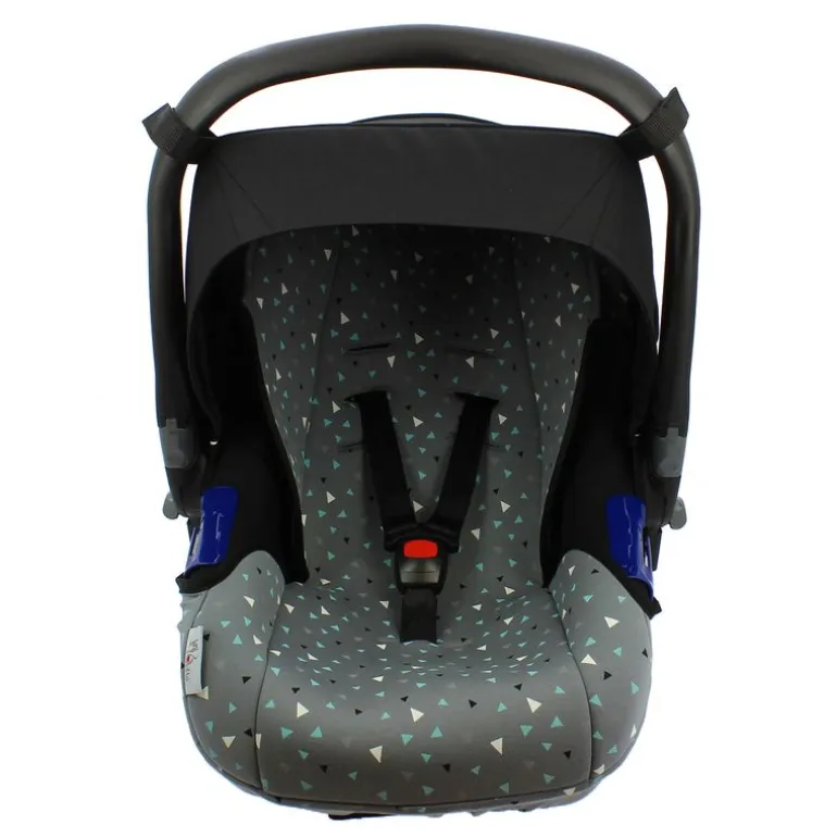 Funda Portabebé de punto algodón Gris/Azul