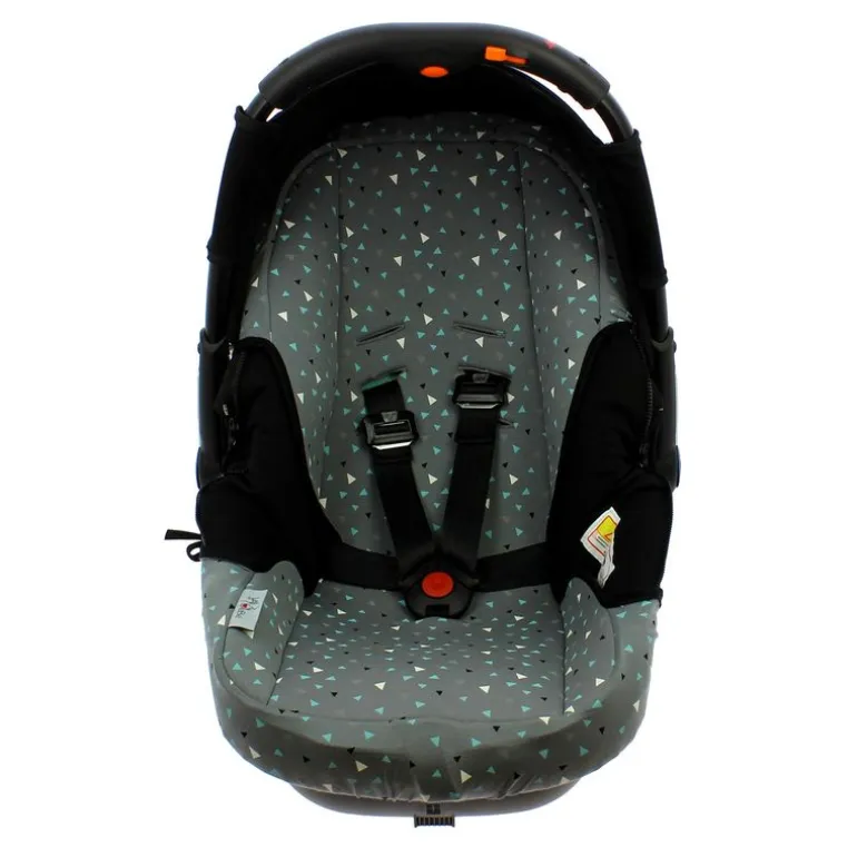 Funda Portabebé de punto algodón Gris/Azul