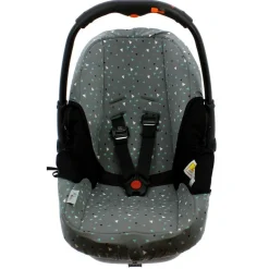 Funda Portabebé de punto algodón Gris/Azul