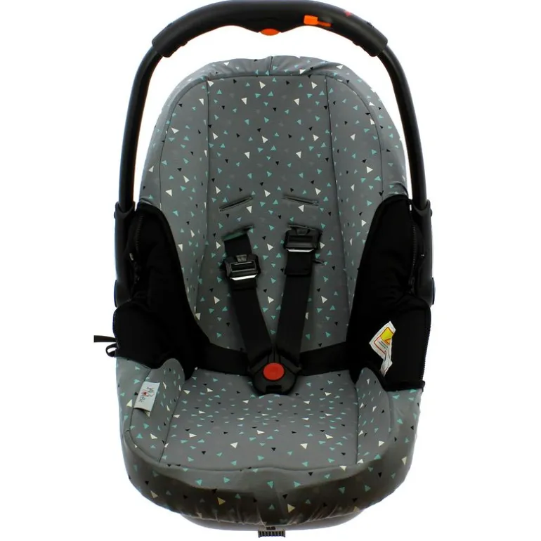 Funda Portabebé de punto algodón Gris/Azul