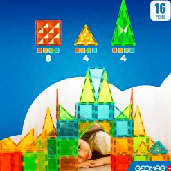 Geomag Tiles Gemas Magnéticas 16 Piezas