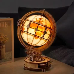 Globo Luminoso Maqueta Madera