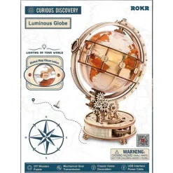 Globo Luminoso Maqueta Madera