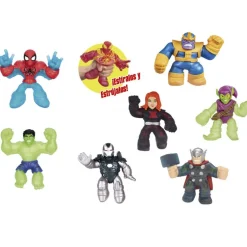 Goo Jit Zu Marvel Glow Spiderman Surtido
