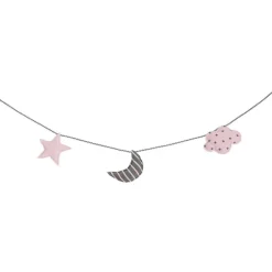 Guirnalda decorativa de tela Rosa