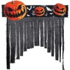 Halloween Decoración Cortina Calabazas