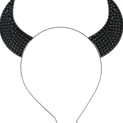 Halloween Diadema con Cuernos Brillantes