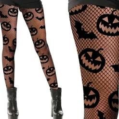 Halloween Medias Rejilla Calabaza