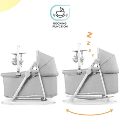 Hamaca Nola Minicuna 5 en 1 Gris