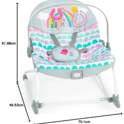 Hamaca Bebé 18 kg Rosy Rainbow