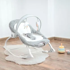 Hamaca Bebé hasta 18kg Multifunción Gris