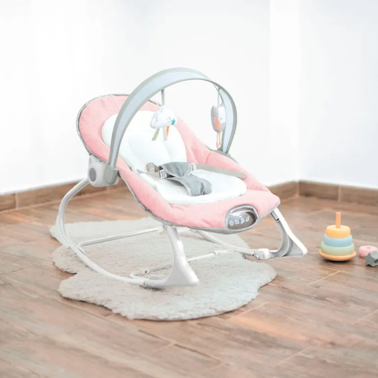 Hamaca Bebé hasta 18kg Multifuncion Rosa