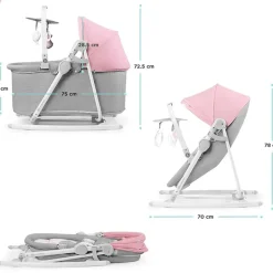 Hamaca Nola Minicuna 5 en 1 Rosa