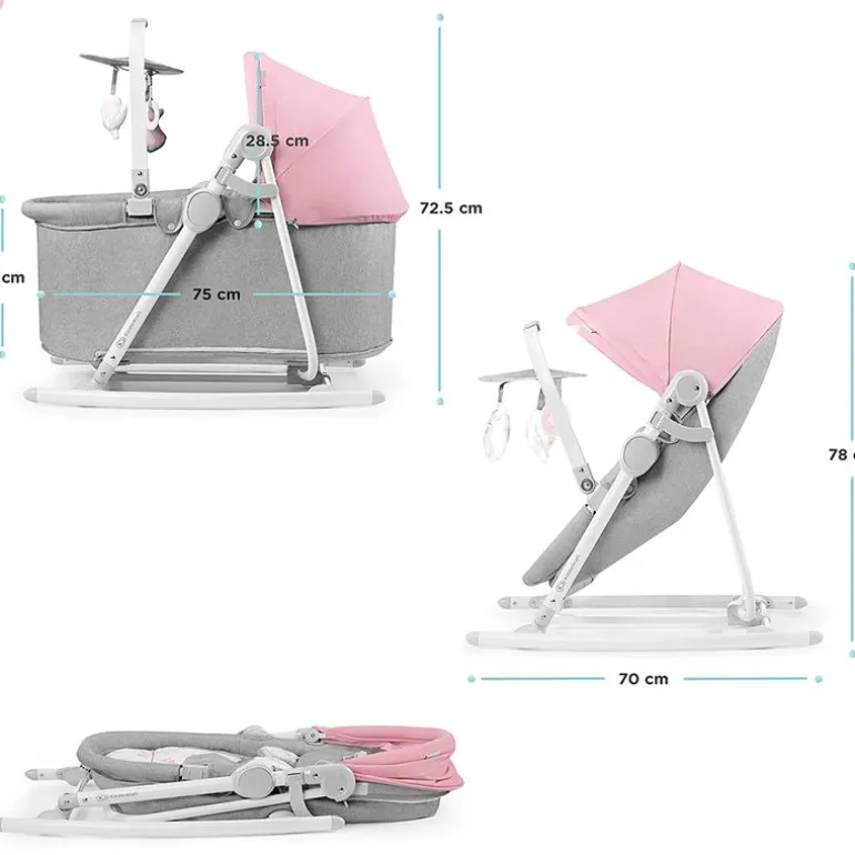 Hamaca Nola Minicuna 5 en 1 Rosa