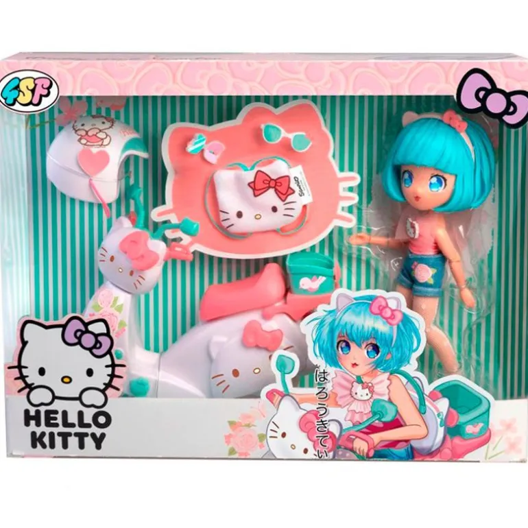 Hello Kitty Muñeca Pretty Pink Scooter