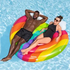 Hinchable Isla Doble Rainbow Dreams