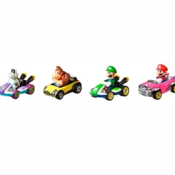 Hot Wheels Mario Kart Pack 4 Coches
