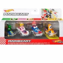 Hot Wheels Mario Kart Pack 4 Coches