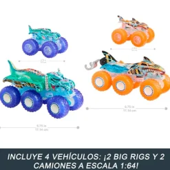 Hot Wheels Monster Truck Pack Power Smashers