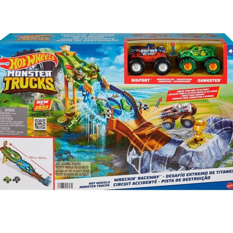 Hot Wheels Monster Truck Pista Torneo Titanes