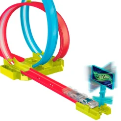 Hot Wheels Neon Speeders Pista Acrobacias