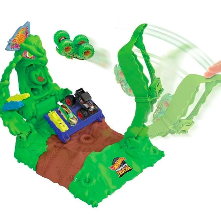 Hot Wheels Pista Arena Smashers Gunkster Brillo