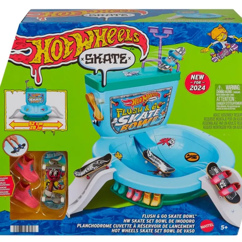 Hot Wheels Skate Flush & Go Inodoro