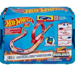 Hot Wheels Track Builder Acrobacias de Fuego