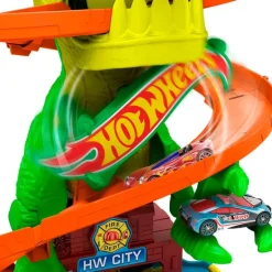 Hot Wheels T-Rex Batalla en Llamas Pista