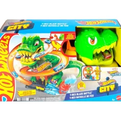 Hot Wheels T-Rex Batalla en Llamas Pista