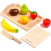 Juego Bandeja Frutas de Madera