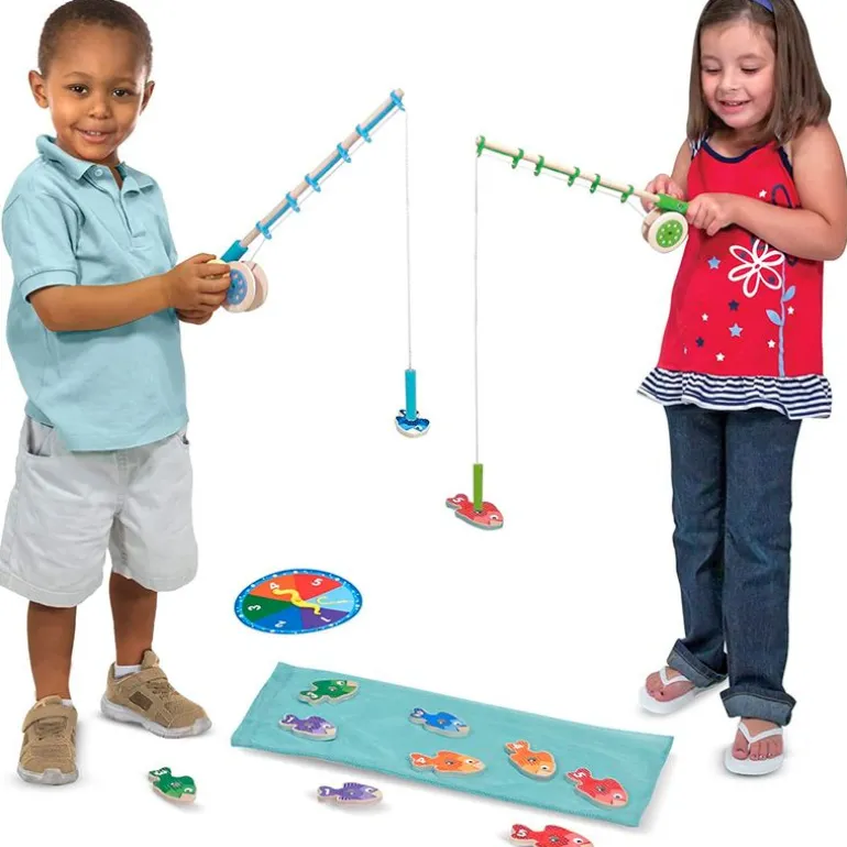 Juego Pesca Magnético Madera