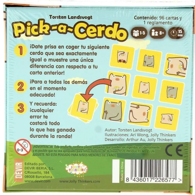 Juego Pick a Cerdo