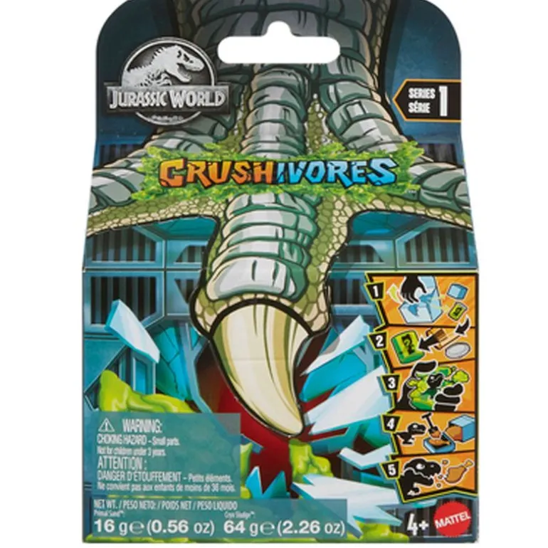 Jurassic World Crushivores Dinosaurio Sorpresa