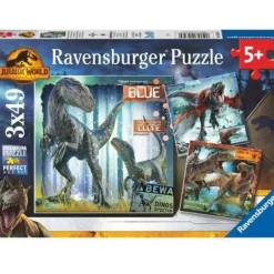 Jurassic World Puzzle 3x49 Piezas