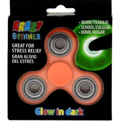 Krazy Spinner Fluorescente Salmón