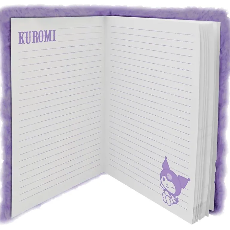 Kuromi Libreta A5 Peluche