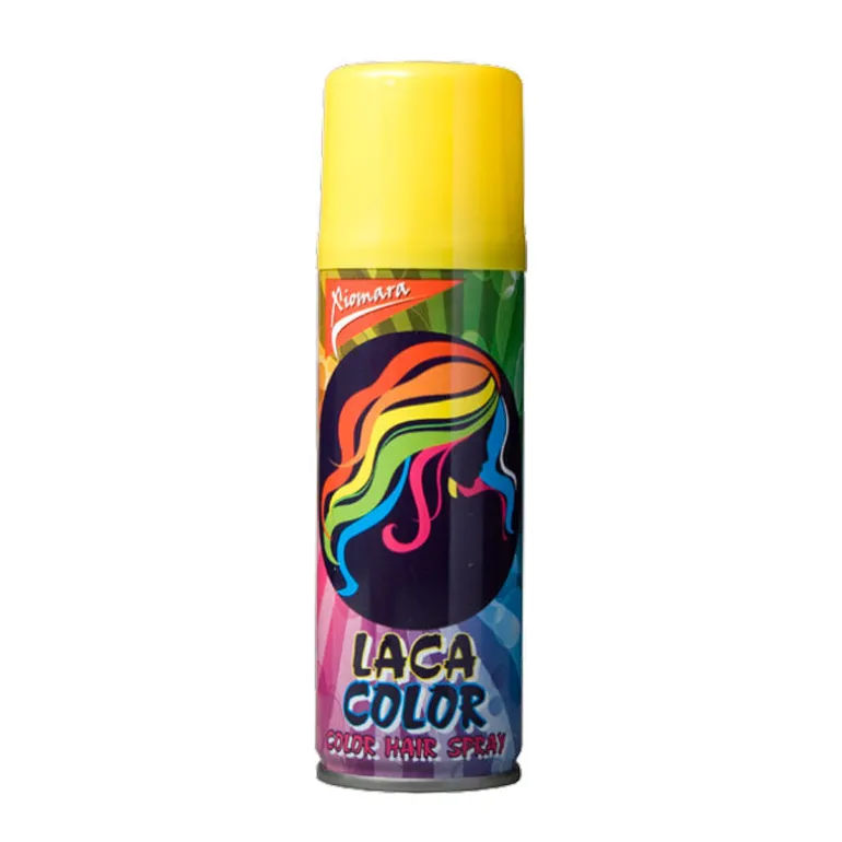 Laca de Pelo Color Amarillo