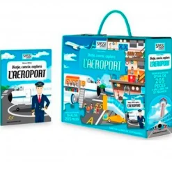 L'Aeroport Puzzle + Llibre en Català