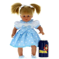 Lara la Muñeca Bebé Llorona con Vestidito Azul