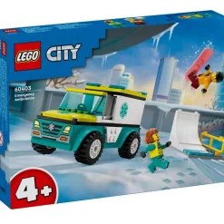 Lego City Ambulancia de Emergencias y Chico Snow