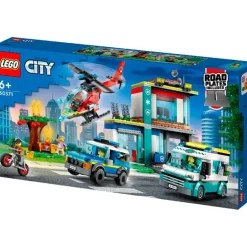 Lego City Central de Vehículos de Emergencia