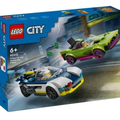 Lego City Coche de Policía y Potente Deportivo